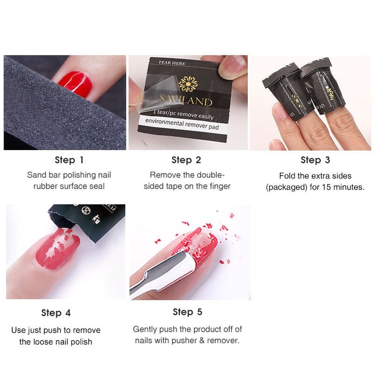 Nail Polish Remover Wraps