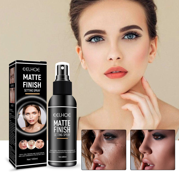 Matte Makeup Mist Spray Facial Refreshing Oil Control Long Lasting Smear-proof Makeup